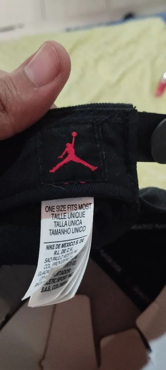 Boné Nike Jordan Preto - Tamanho Único - Foto 3