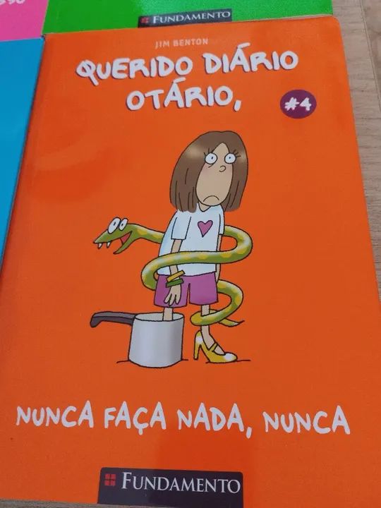 Livros _ coleção QUERIDO DIÁRIO OTÁRIO (vol. 01 ao 04)- excelente estado  - Foto 5