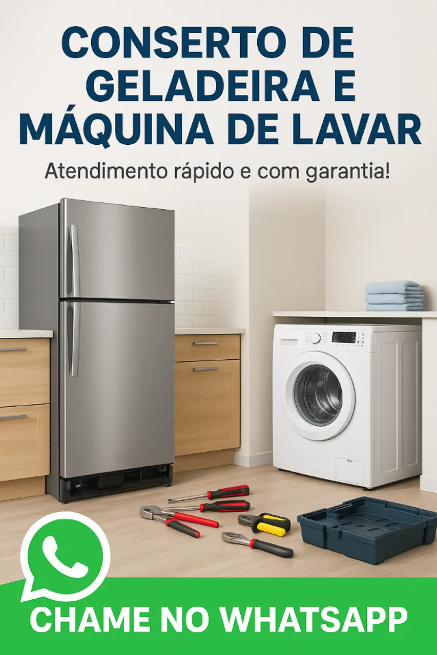 Assistencia geladeira maquina de lavar