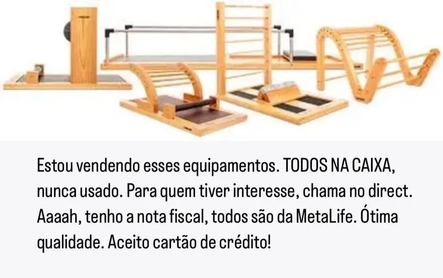 Vendo aparelhos de Pilates