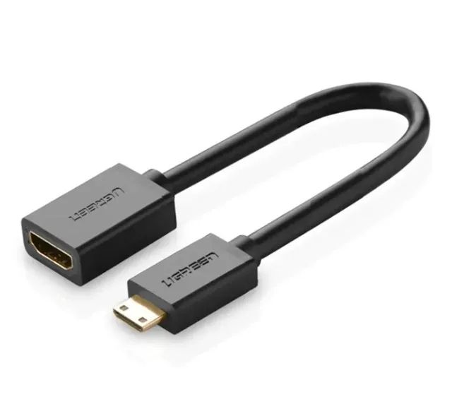 Adaptador Ugreen Mini HDMI para HDMI F 2.0 22CM - Preto - Foto 3