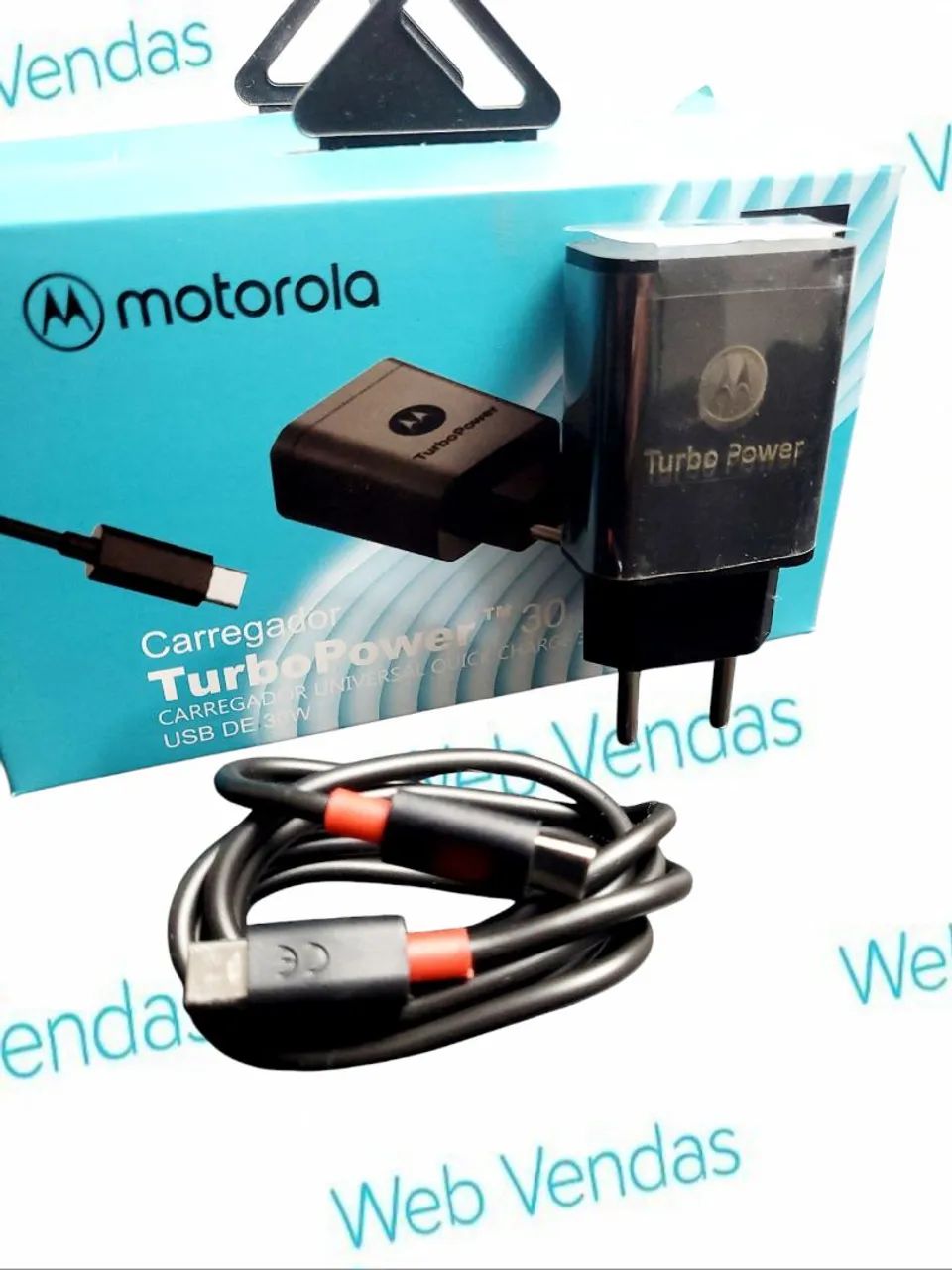 CARREGADOR TURBO POWER MOTOROLA TIPO C - C 