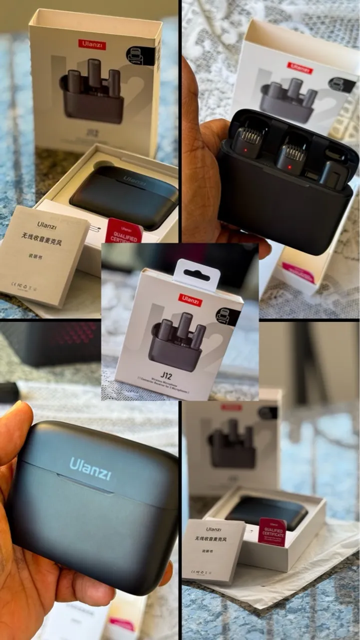 Microfone sem fio Ulanzi J12