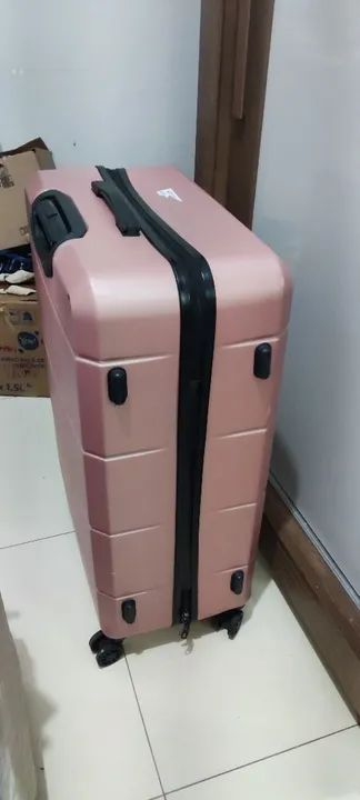 Mala de Viagem Rosa 23kg - Foto 2