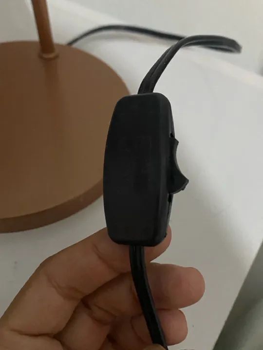 Luminária retrô rose gold  - Foto 3