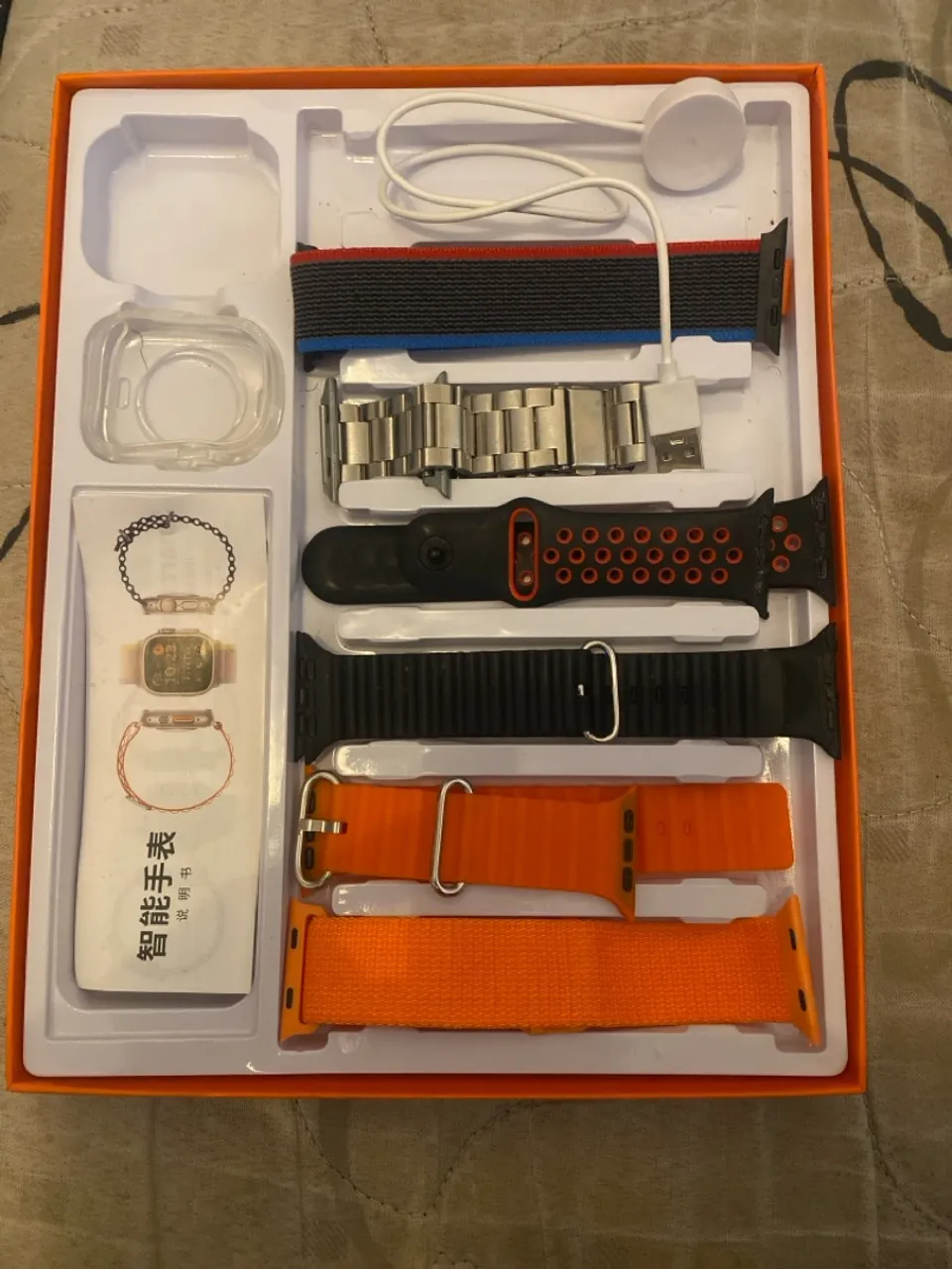 Kit Completo de Pulseiras e Carregador para Smartwatch