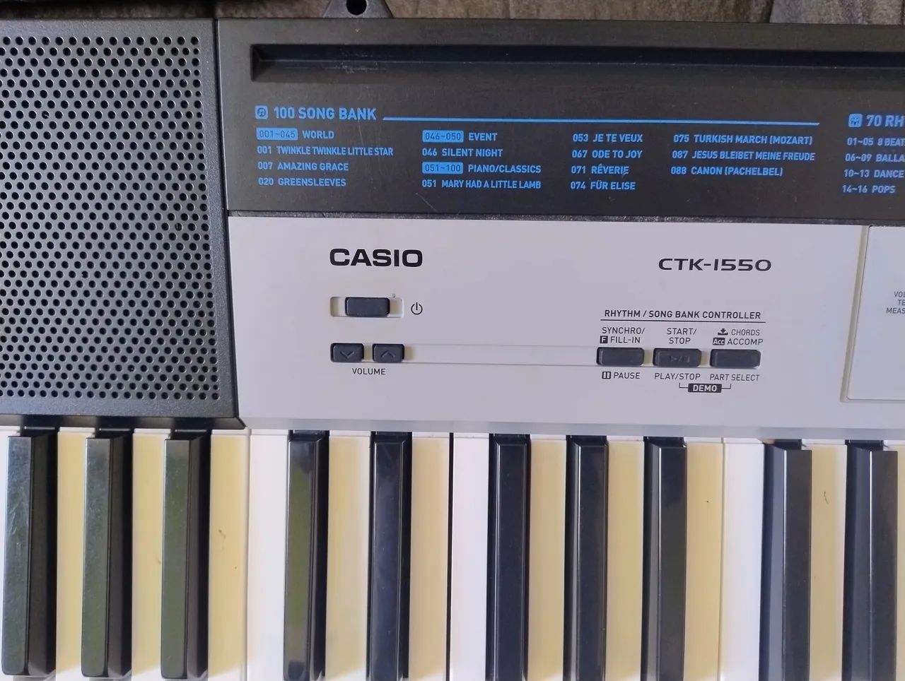 Teclado Casio CTK-1550 - Ótimo estado! - Foto 2