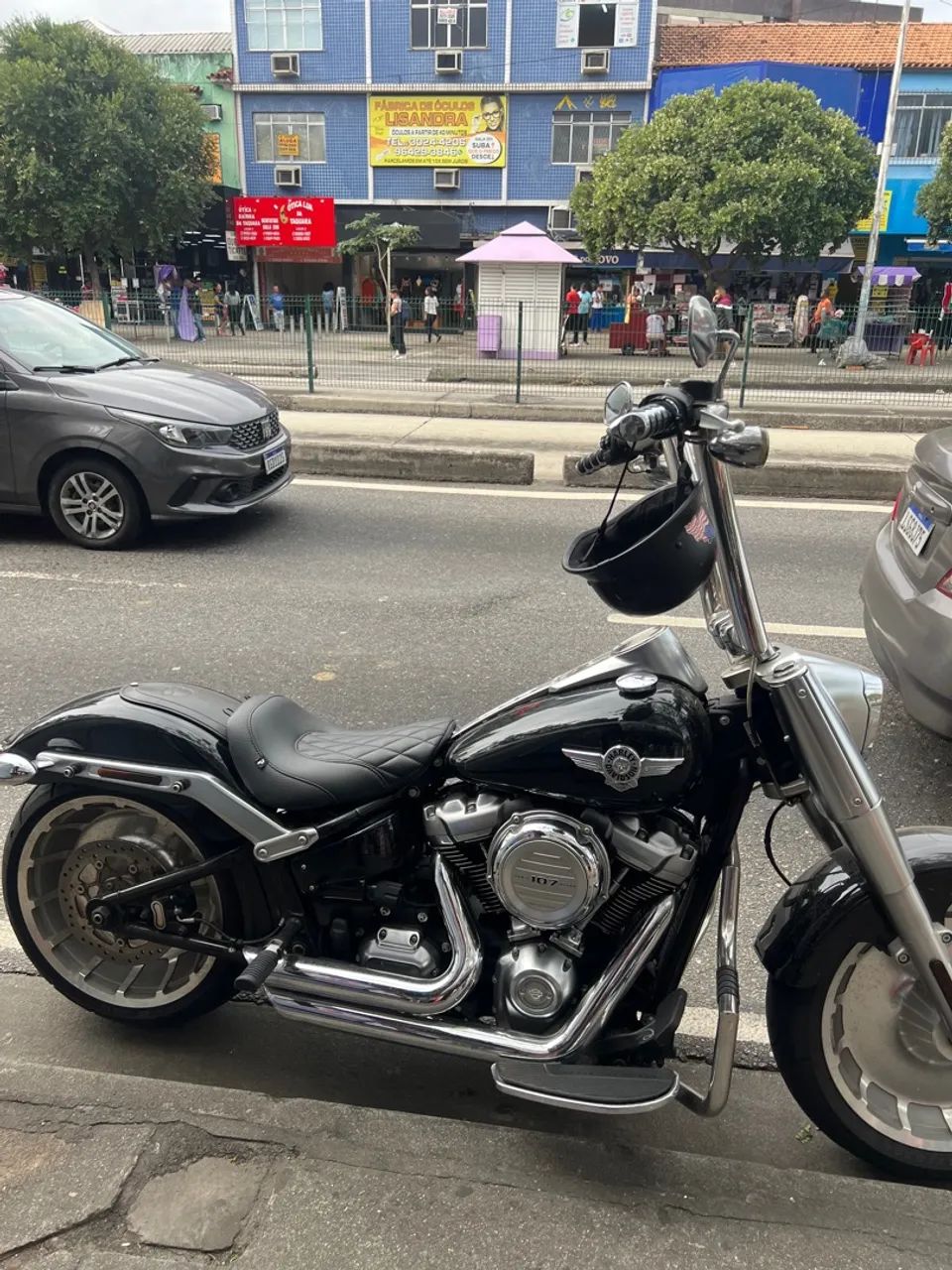 Fat Boy zero, valor com o guidom, sissy bar e escapamento vance & hines  - Foto 5