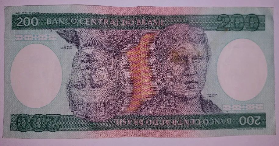 Cédula do Brasil 200 Cruzeiros
