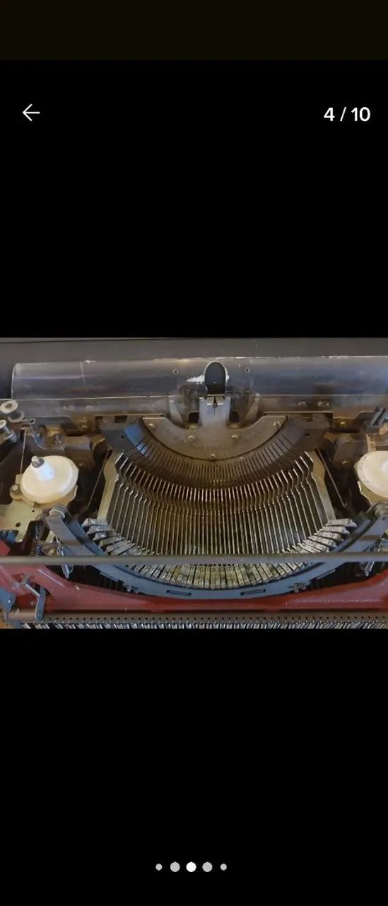 Máquina de escrever antiga Facit JS12 ( NO ESTADO ) - Foto 4