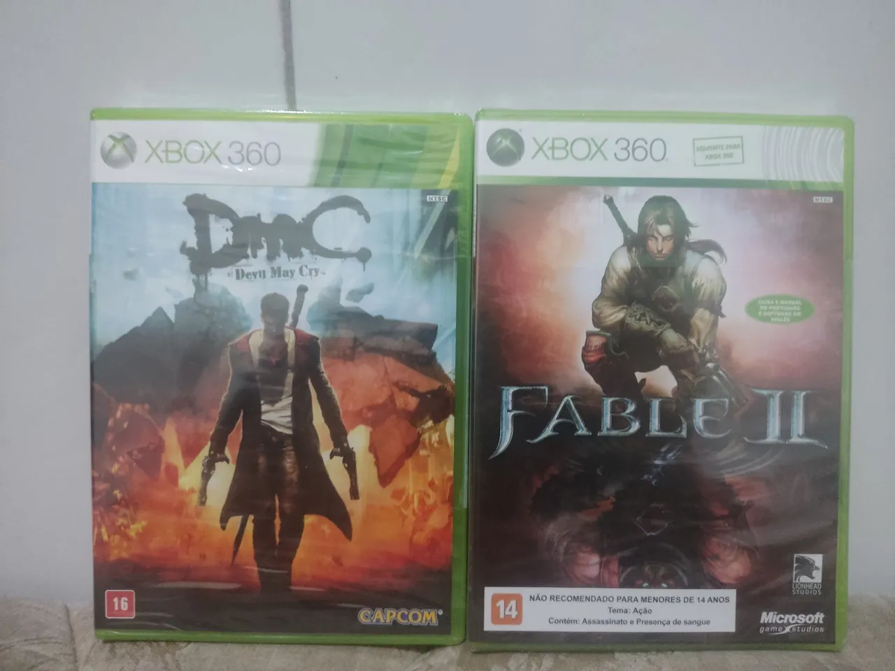 2 jogos de Xbox 360 lacrado