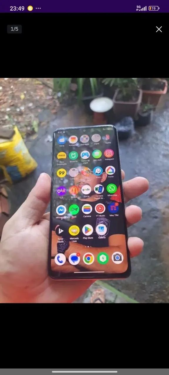 Smartphone Android Poco F4 5G cim defeito  - Foto 4