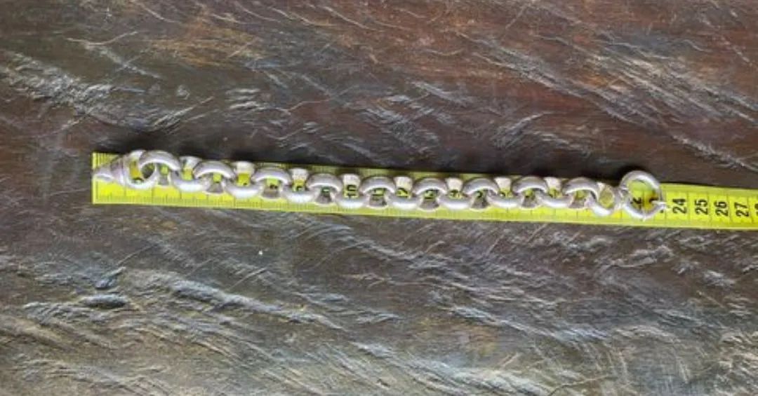 Pulseira de prata 925 elô português  - Foto 5