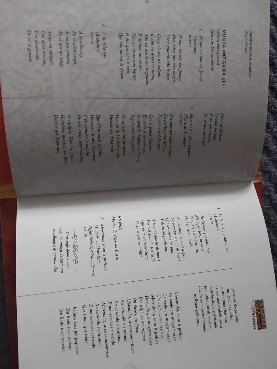 CD Sonora Brasil 500 anos - Foto 4