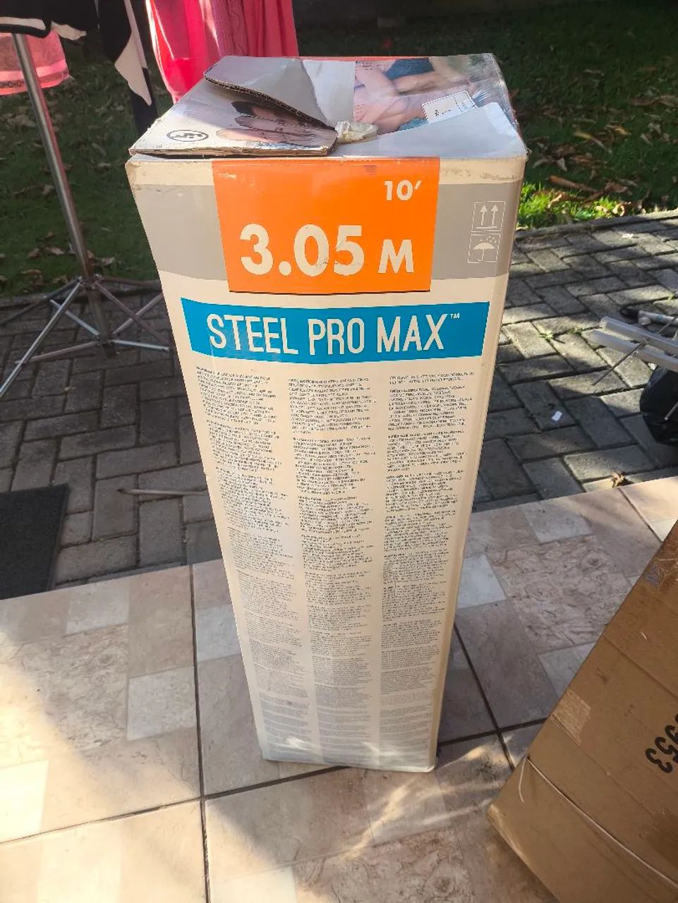 Piscina de plástico completa. Capa e bomba  - Foto 2