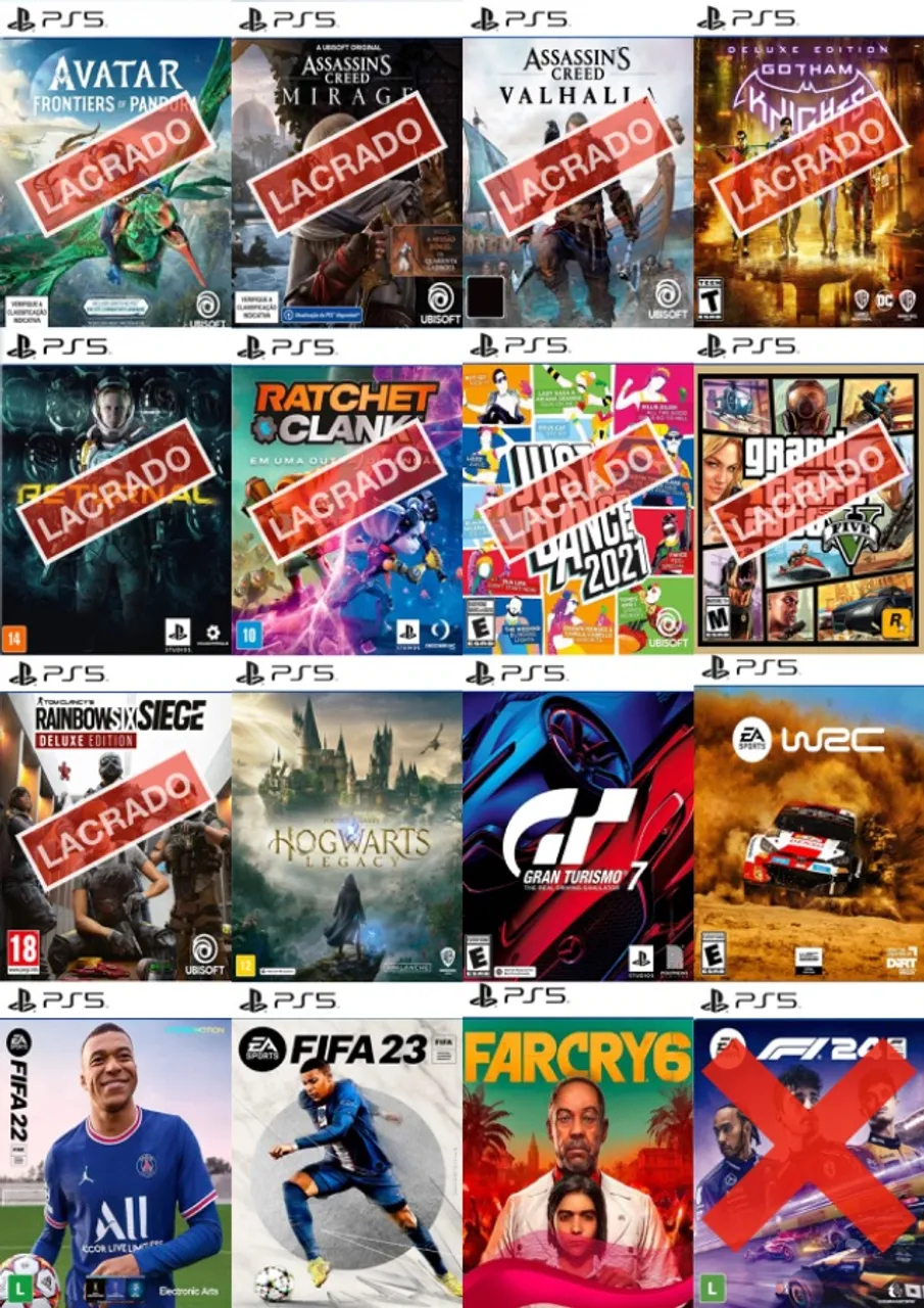 Jogos PS5 Originais Mídia Física