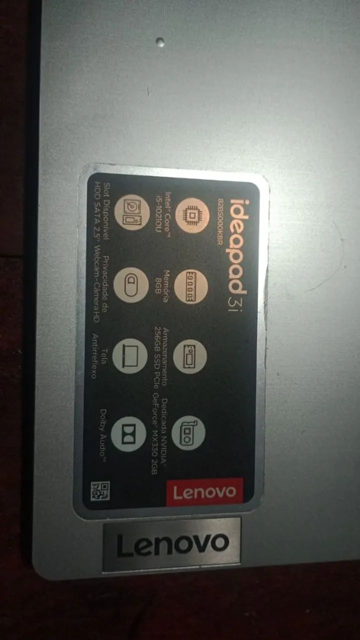 Notebook Lenovo Ideapad 3i