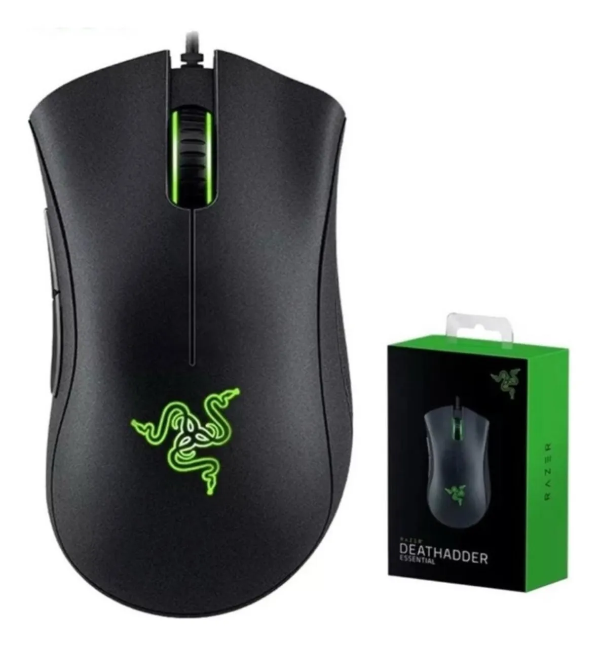 Mouse Razer Deathadder Essential Preto 6400 Dpi Original R$249,90