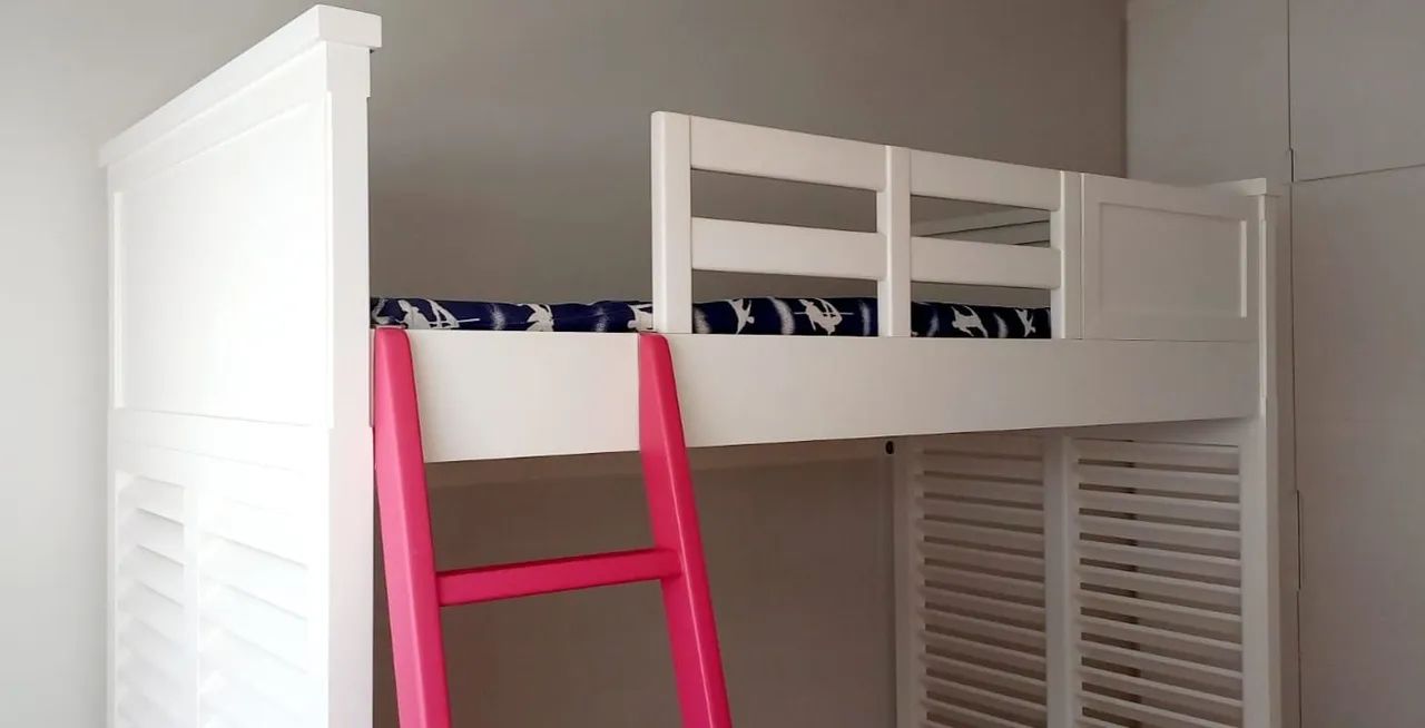 Cama Beliche em madeira super reforçada e segura - Foto 2
