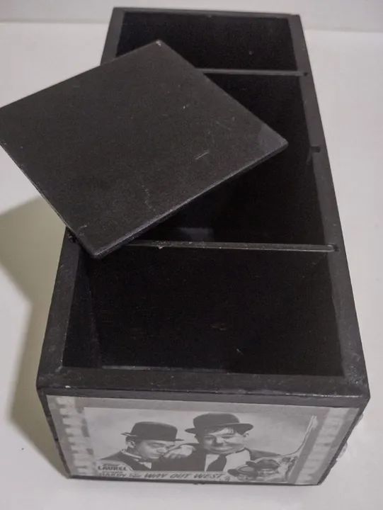 Porta Controle Remoto Preto  - Foto 4