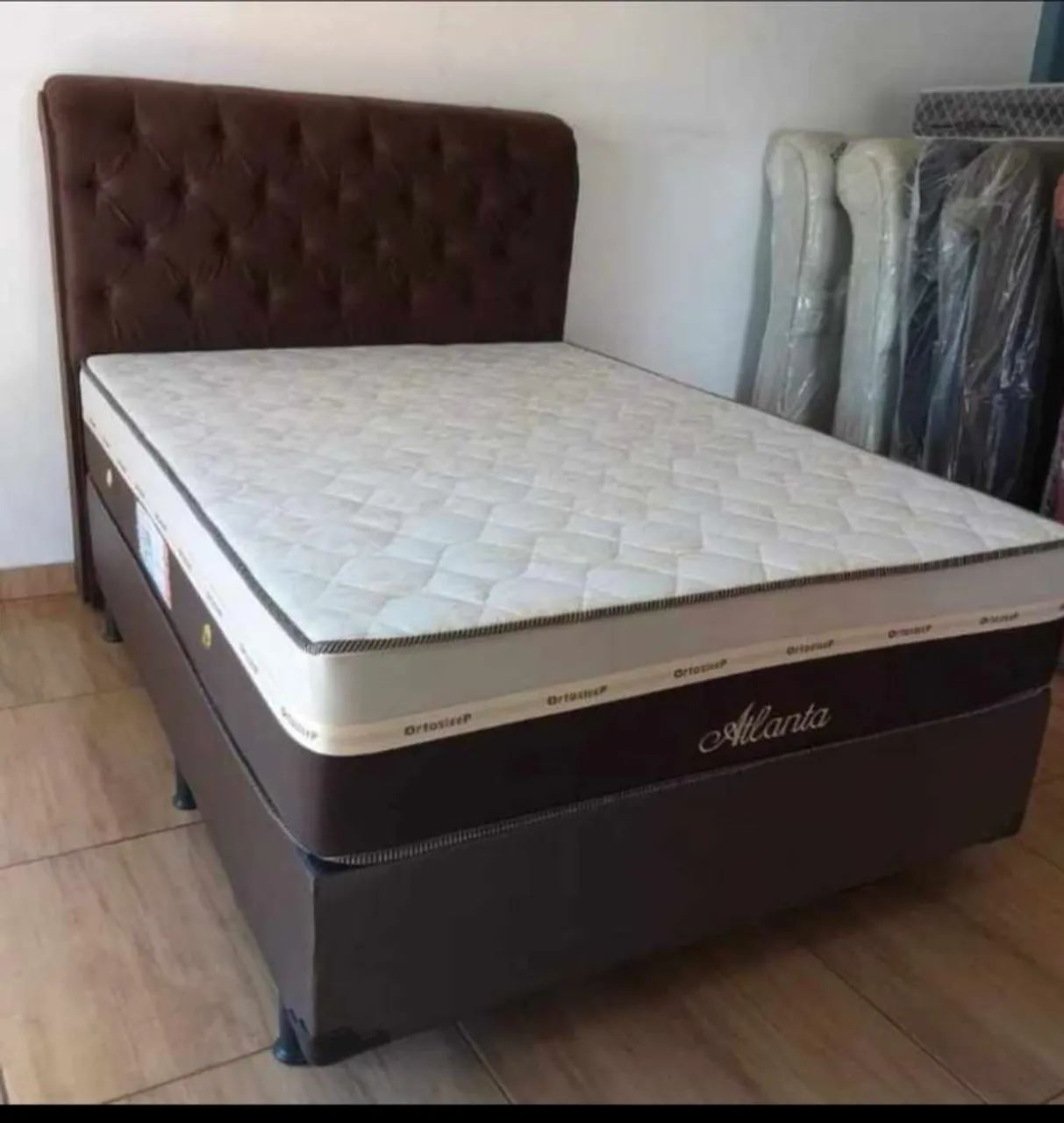 Cama Box Casal Ortopédica Atlanta