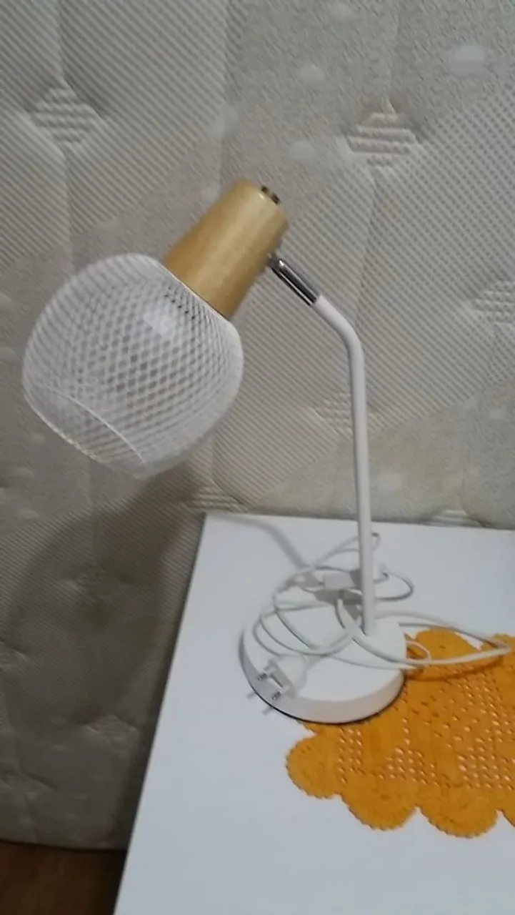 Abajur moderno luminária de mesa