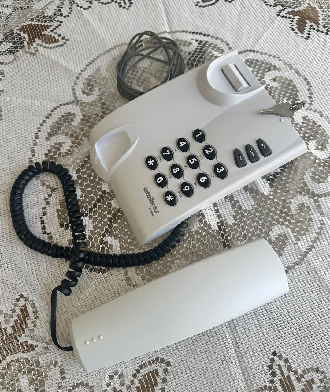 Telefone com fio Intelbras com bloqueio de chave - Foto 2