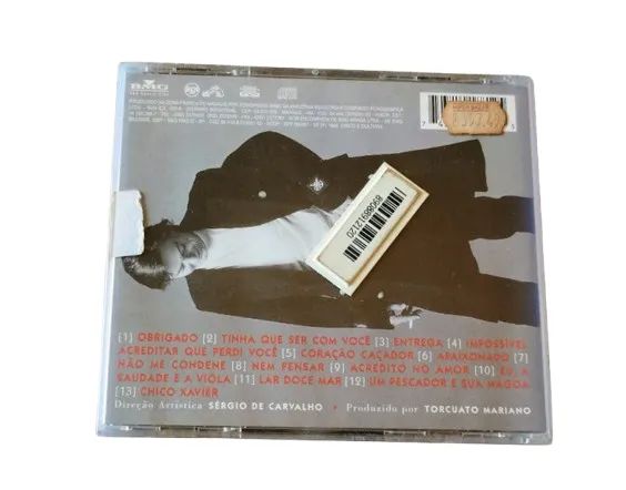 CD Fábio Junior - Obrigado 1996 MPB BMG - Foto 2