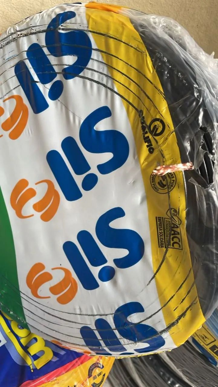 Fios Flexíveis antichamas residenciais com 100 metros 