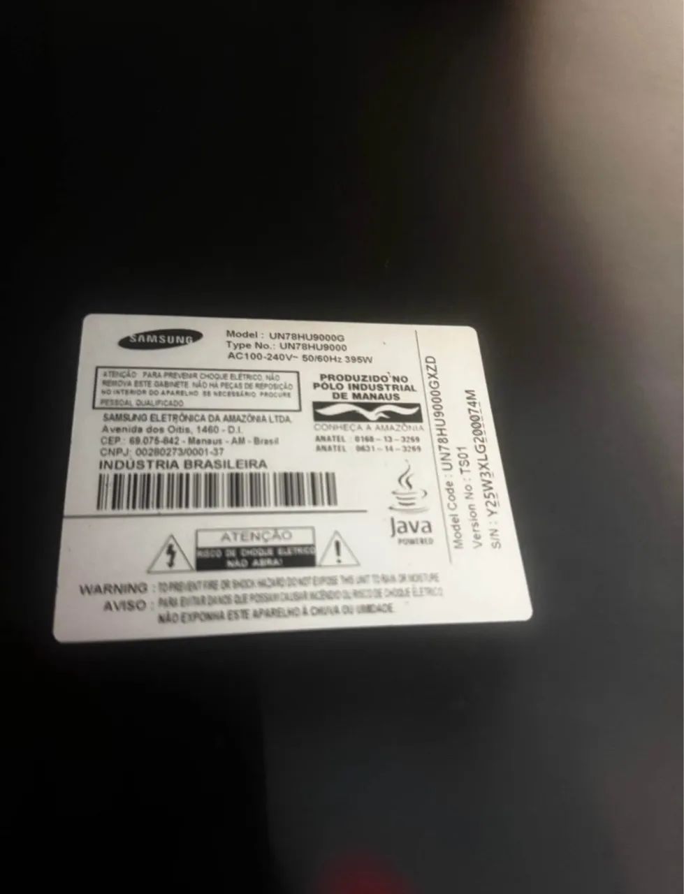 Televisao TV Samsung 78 polegadas 4k curva - Foto 3