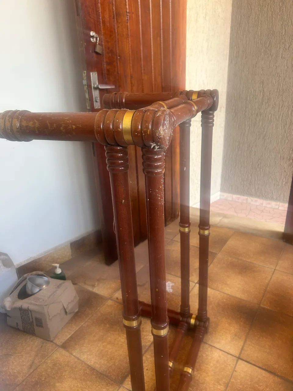 Base para mesa de centro em madeira maciça  - Foto 4