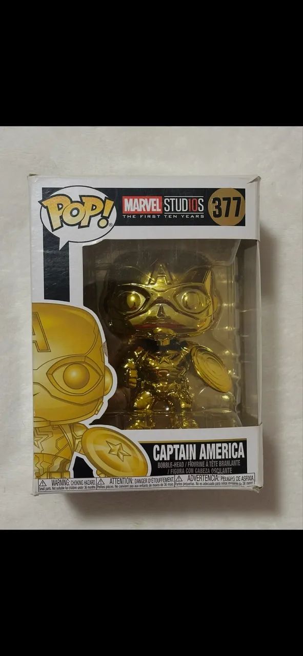 Funko Capitao America Gold 377