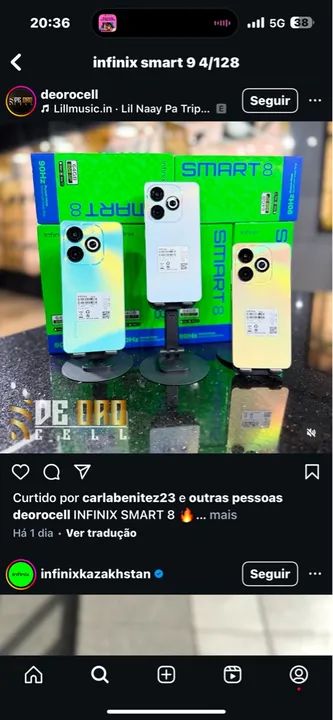 INFINIX SMART 9  4/128GB LACRADO  - Foto 3