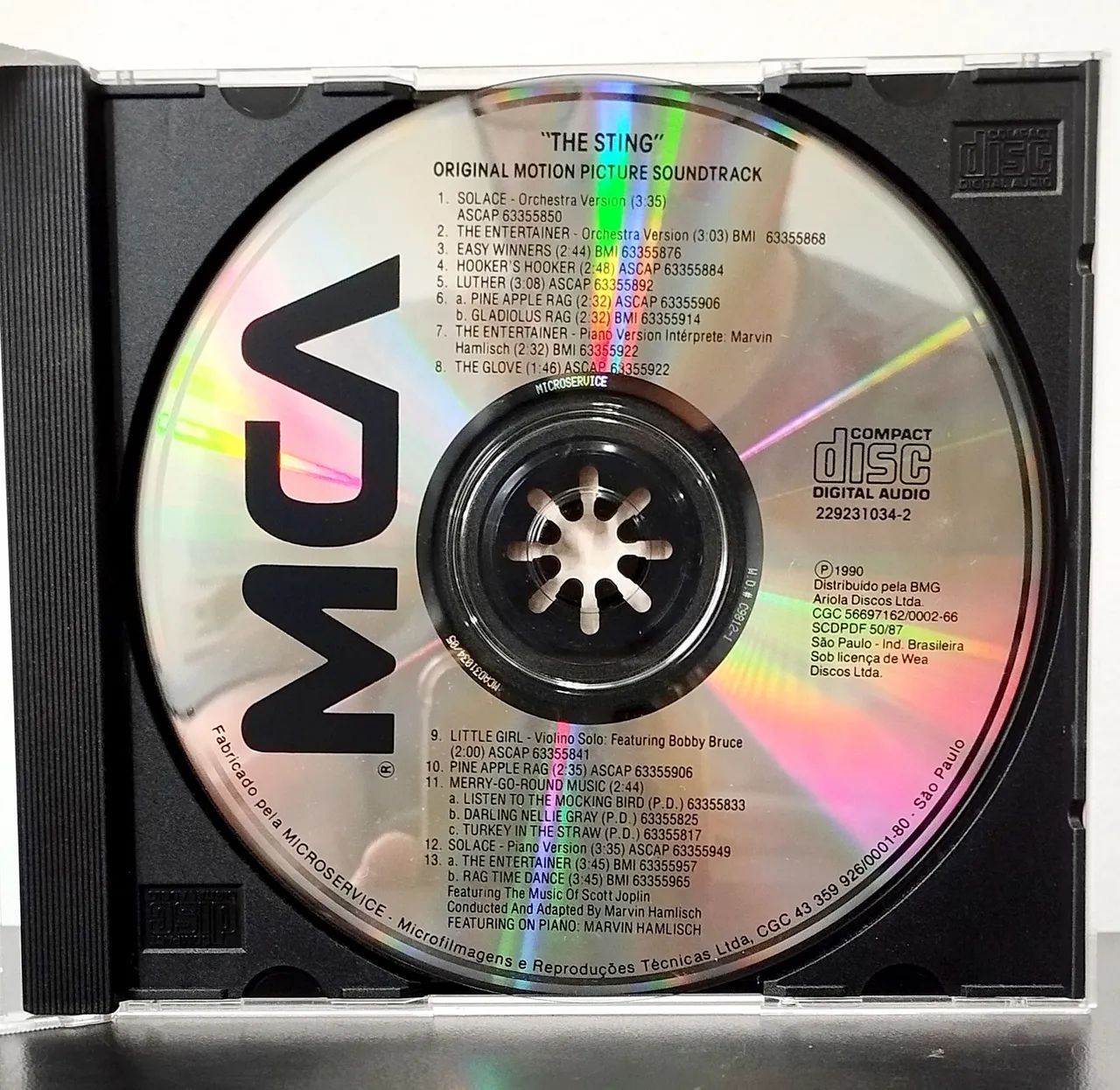 CD - The Sting - Scott Joplin - Foto 3
