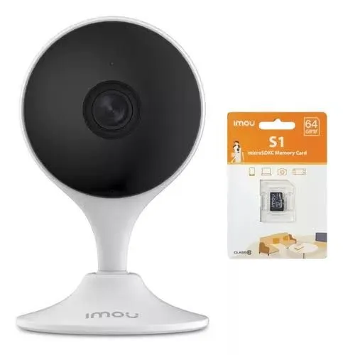 Câmera de Segurança Imou S1 +1. Cartão imou 64GB - Segurança para sua casa!
