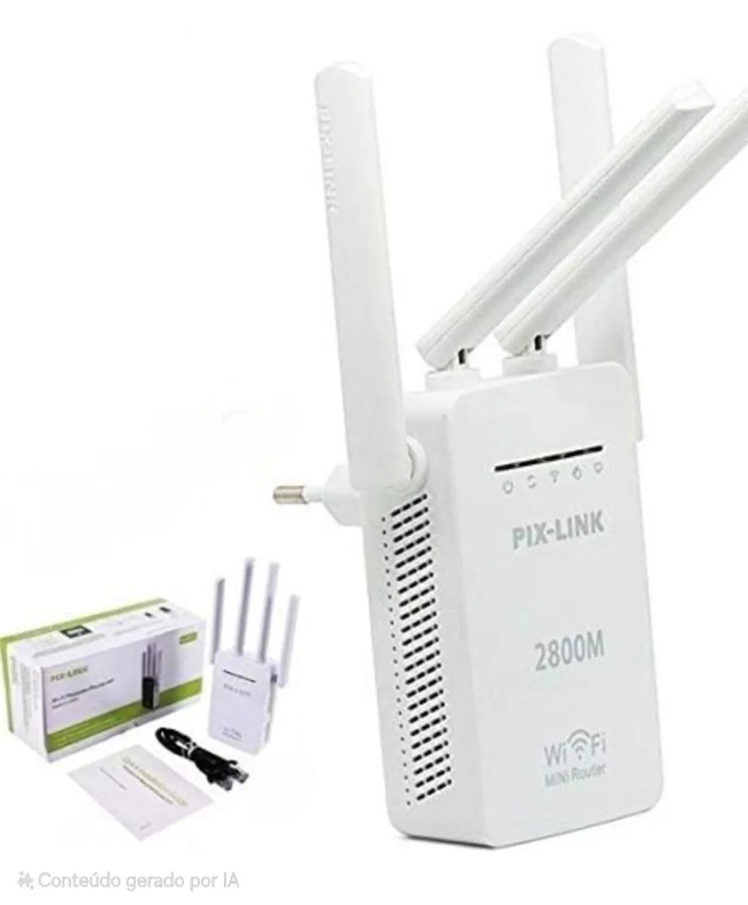 Repetidor de Sinal Wi-Fi Pix-Link 2800M - Alcance Ampliado