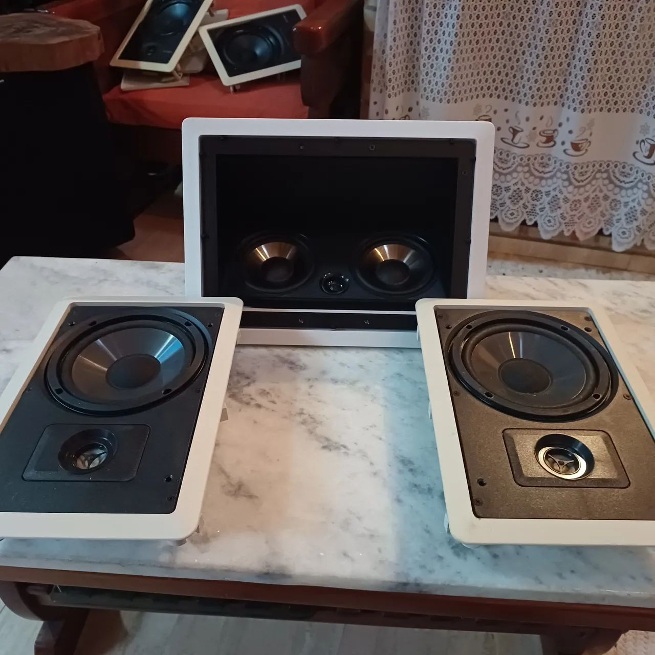 kit com  1 caixa loud in linada LHT + 2 caixas loud teatangular