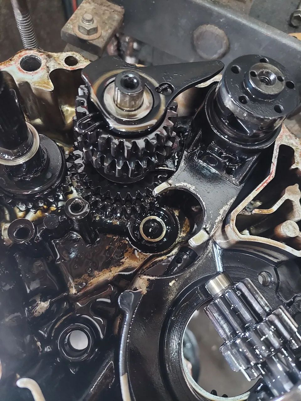 Carcaça do motor da shinray 50cc - Foto 4