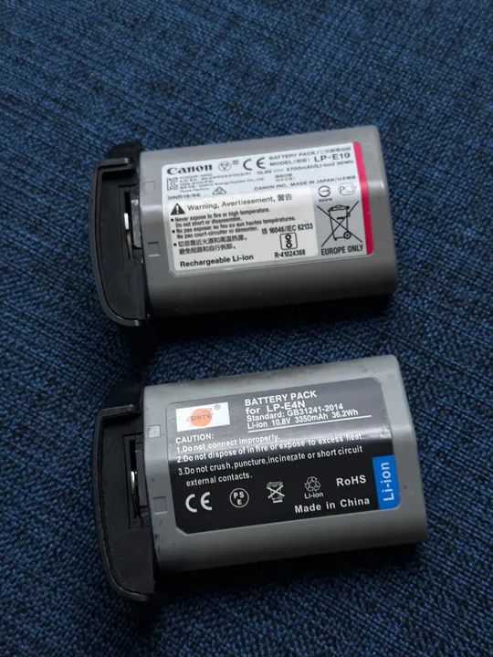 Kit Baterias e carregador Canon 1DX, 1Dx MII, R3 - Foto 4