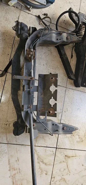 Suporte cabine iveco stralis completo com amortecedor - Foto 4