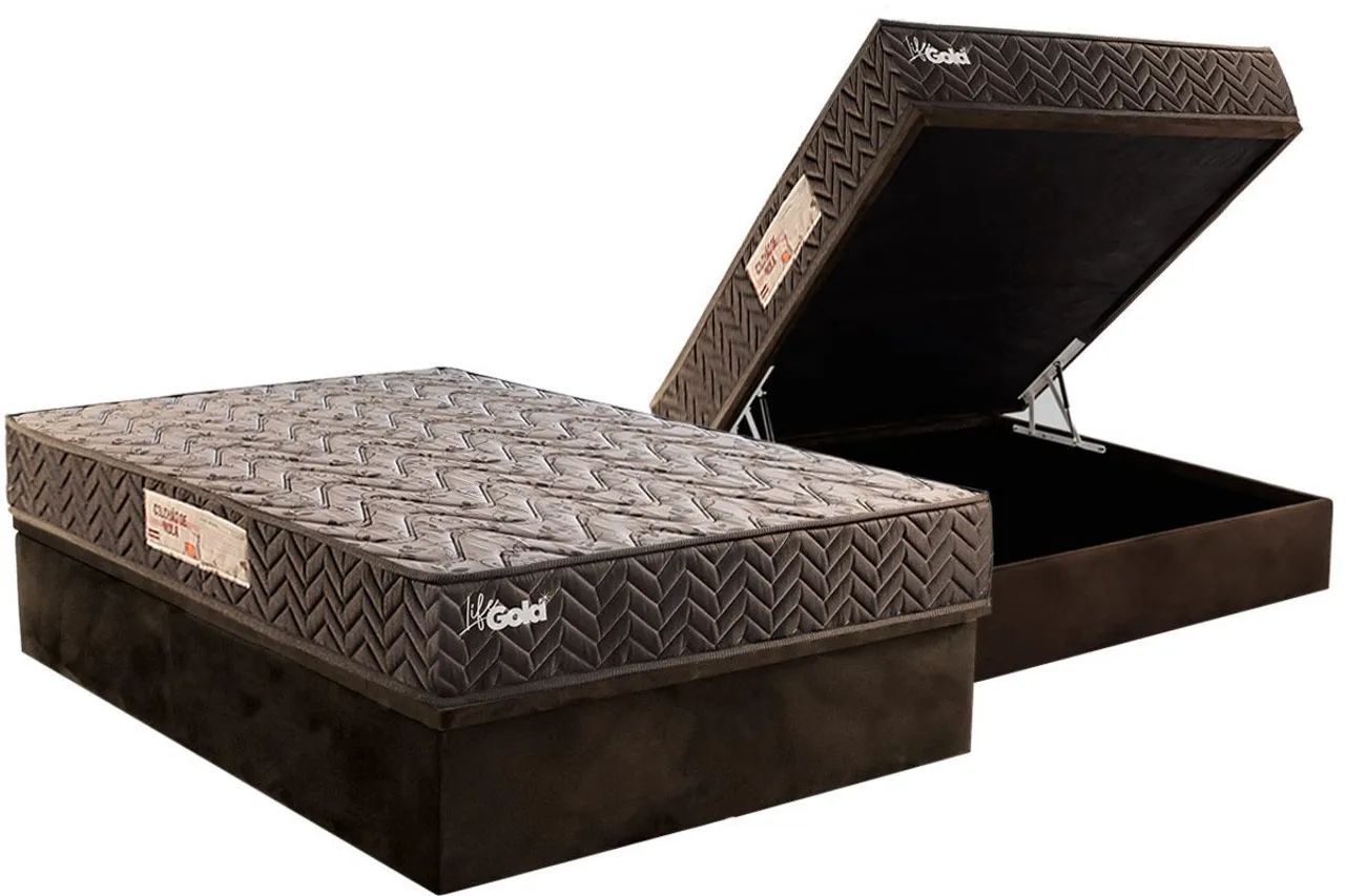Baú casal carioc + Molas escadas D80 Life Gold Paropas Mega Promoção  - Foto 3