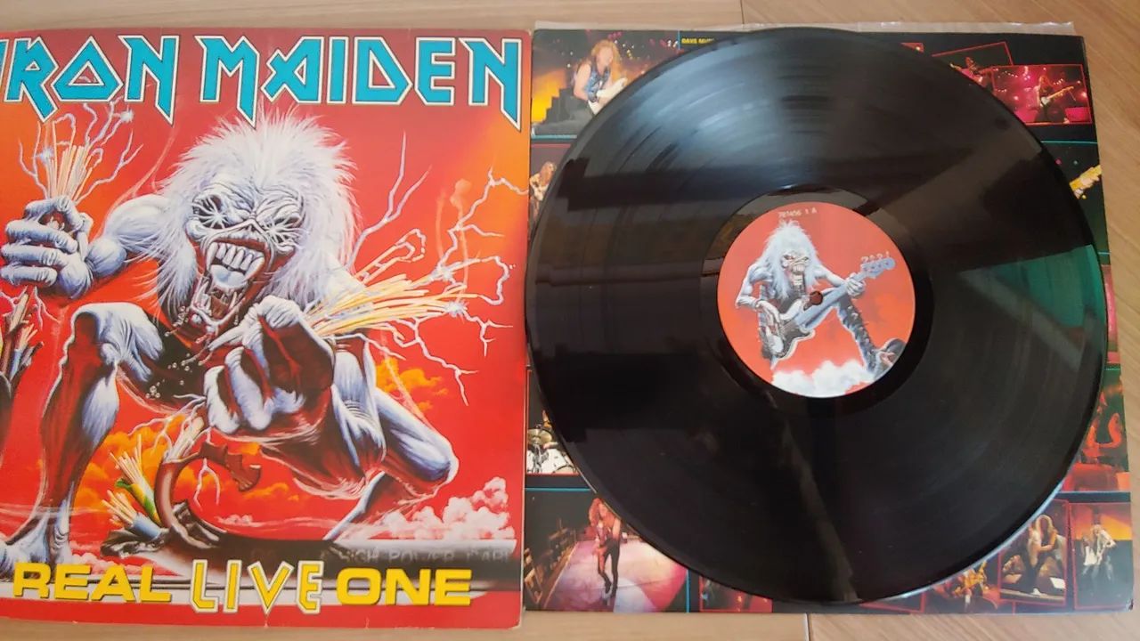 LP Iron Maiden Real Live One, Killers, Somewere in Time Vinil Rock