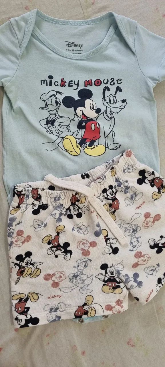 Conjunto mickey para bebê (12 a 18 meses) - Foto 5