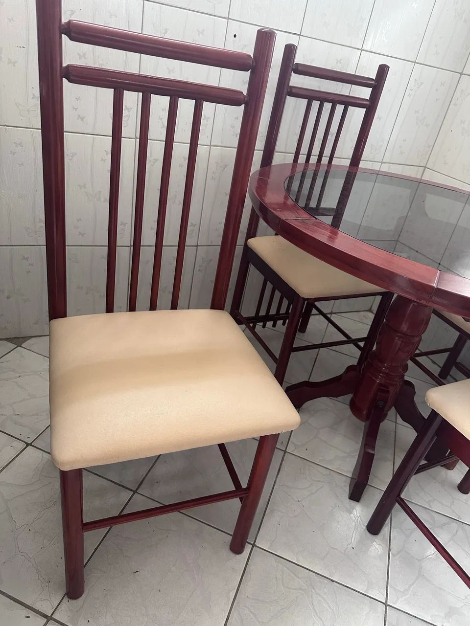 Mesa de madeira verdadeira 64168527274370123