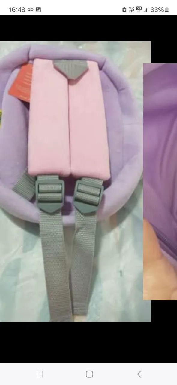 Mochila Unicórnio Pelúcia  - Foto 3