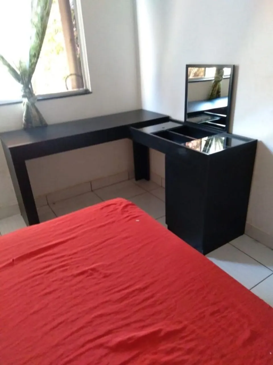 escrivaninha + penteadeira para quem tem pouco espaço 2 em 1 a pronta entrega