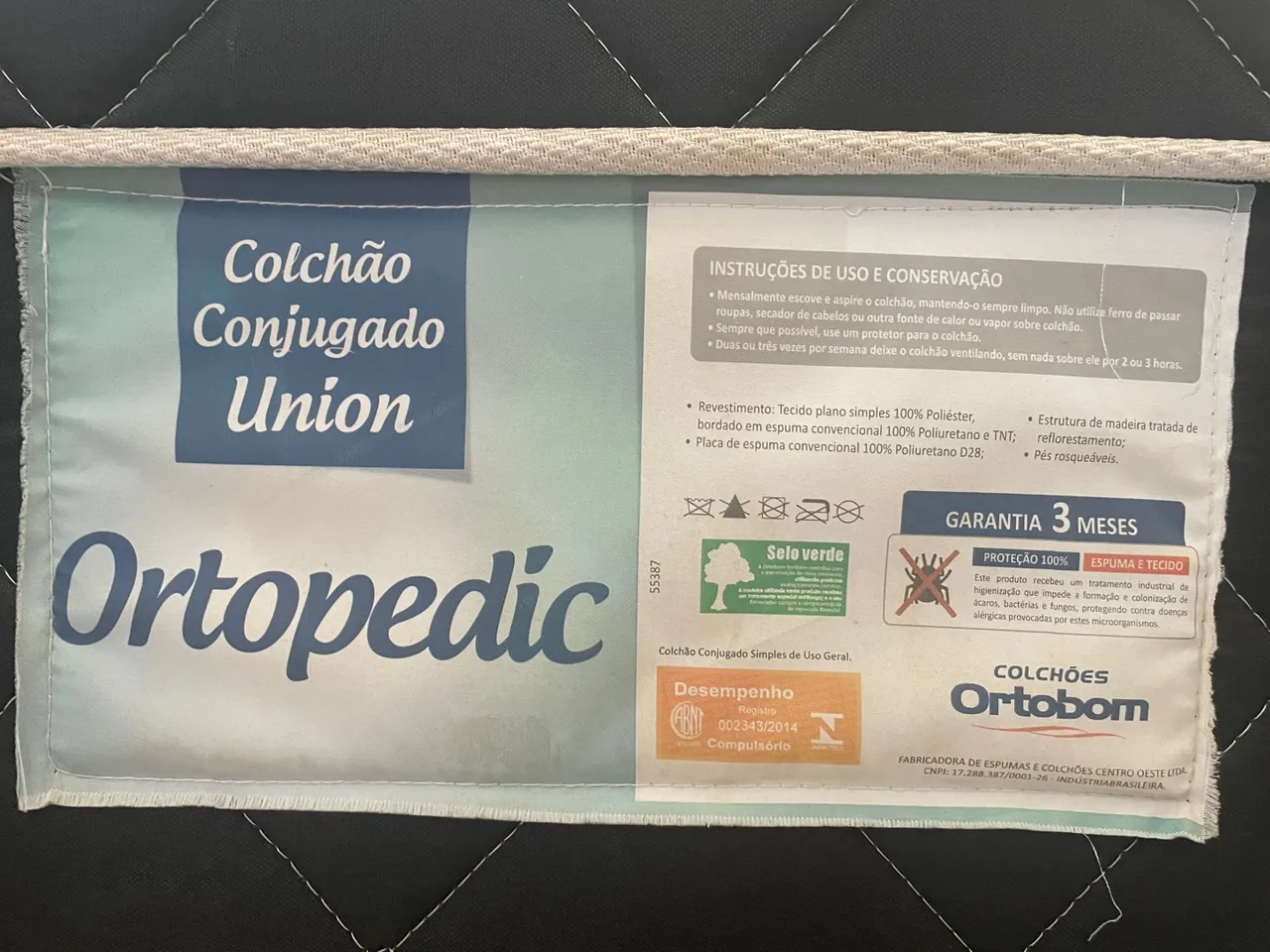 Cama box conjunto solteiro usada