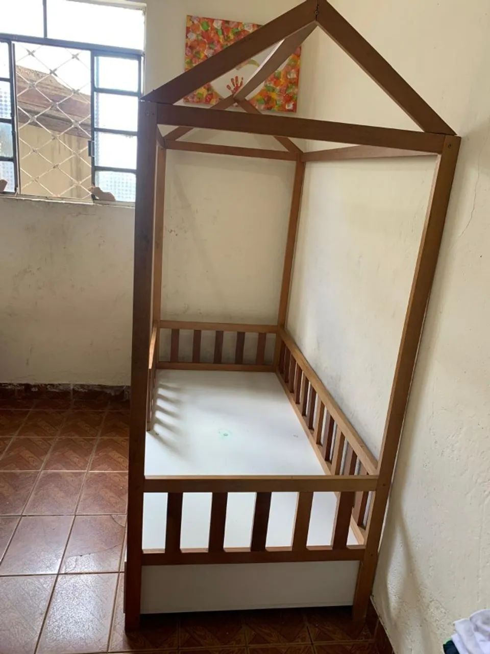 Cama Infantil em MDF e madeira. - Foto 4