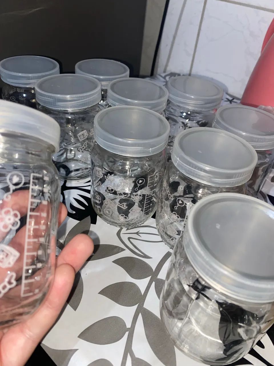 10 Potes de armazenar leite 200 ml - Foto 3