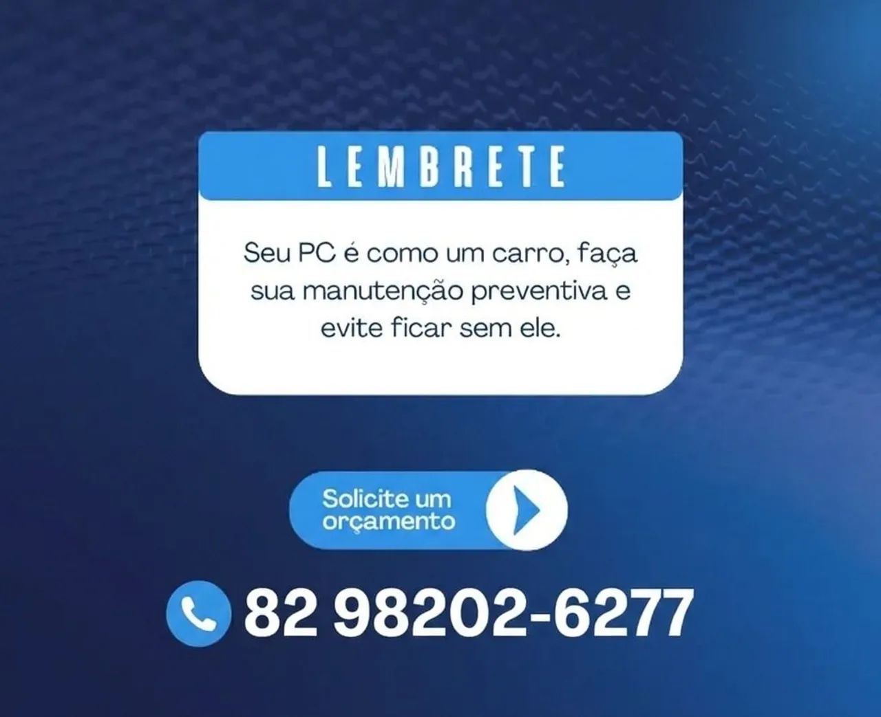 Técnico de Informática - Formatação, Programas e PC Lento